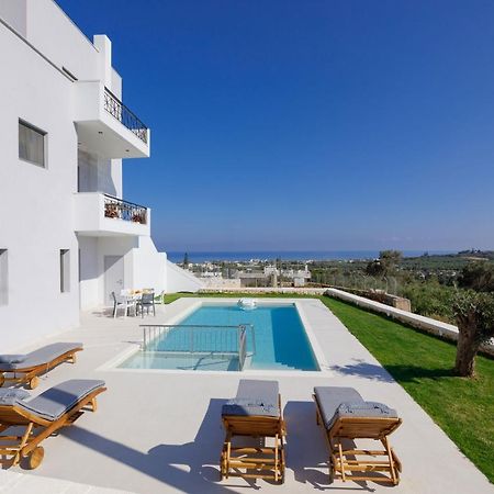 Apartment Tilio - New Apartment With Private Pool 1400M From The Beach Rethymno  Bagian luar foto