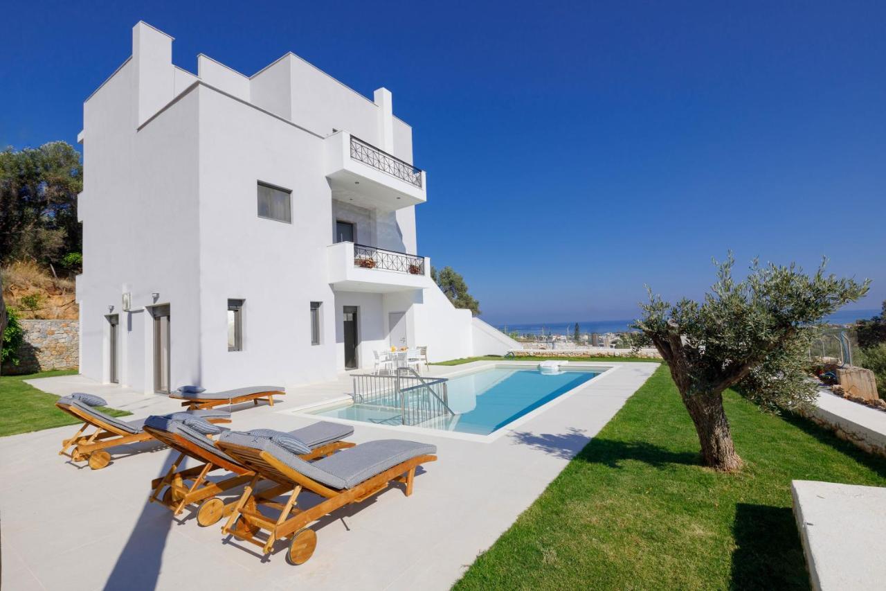 Apartment Tilio - New Apartment With Private Pool 1400M From The Beach Rethymno  Bagian luar foto