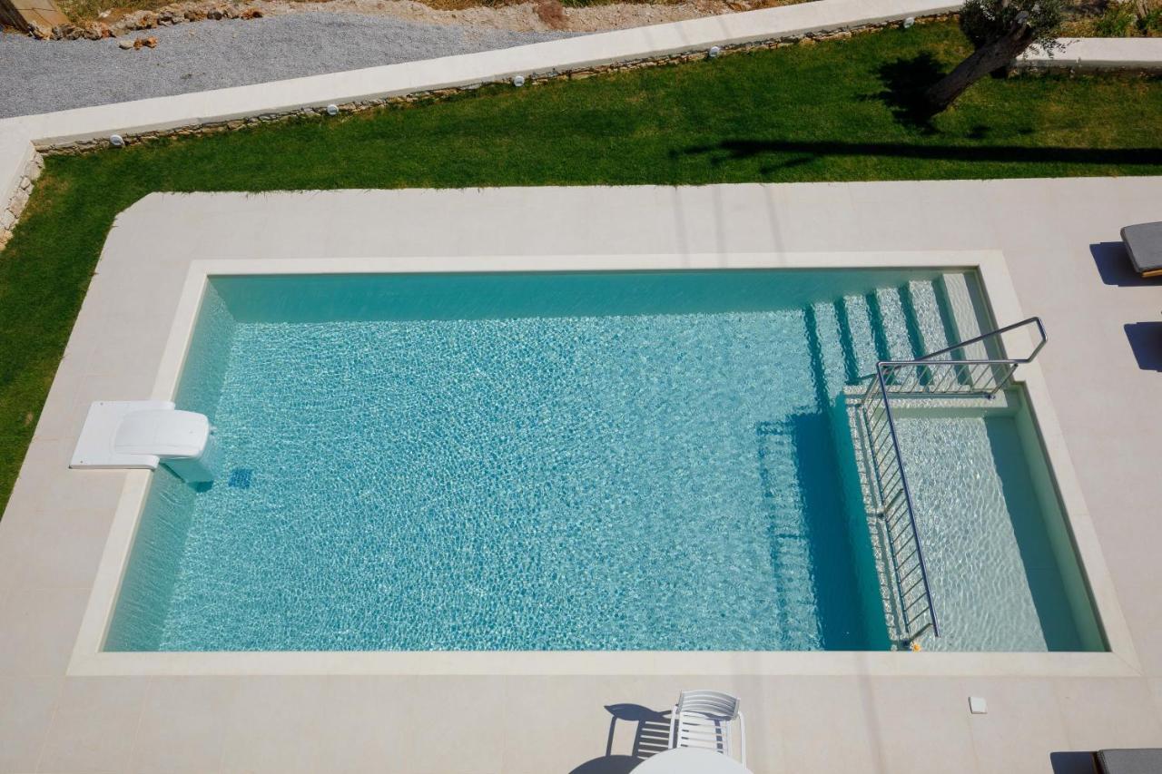 Apartment Tilio - New Apartment With Private Pool 1400M From The Beach Rethymno  Bagian luar foto