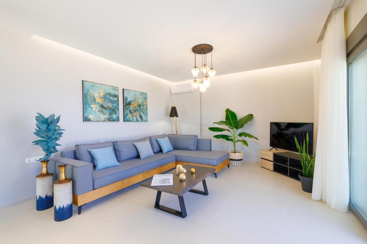 Apartment Tilio - New Apartment With Private Pool 1400M From The Beach Rethymno  Bagian luar foto