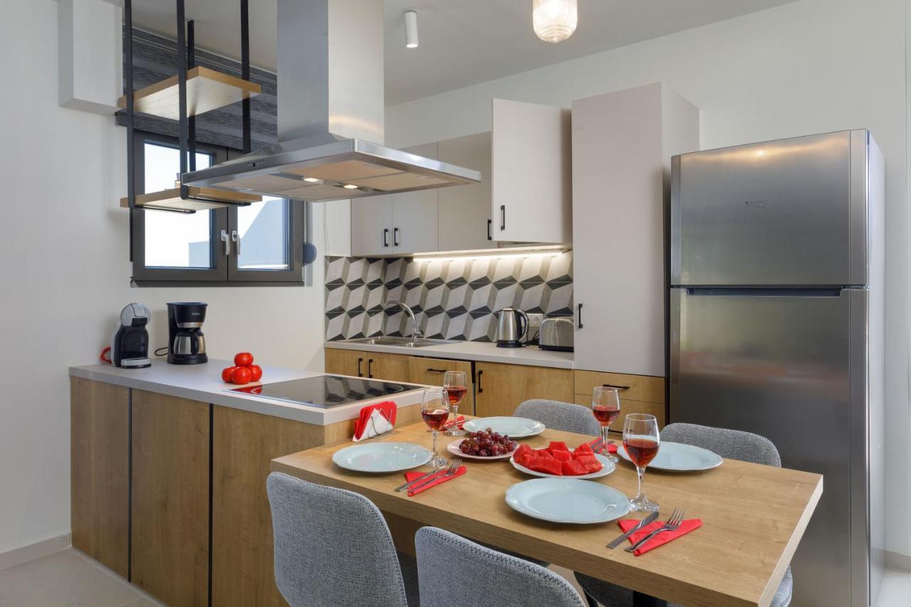 Apartment Tilio - New Apartment With Private Pool 1400M From The Beach Rethymno  Bagian luar foto